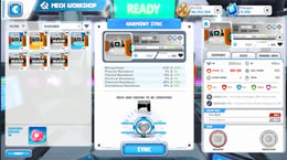 หน้าจอระบบ Harmony Sync ในเกมจริง